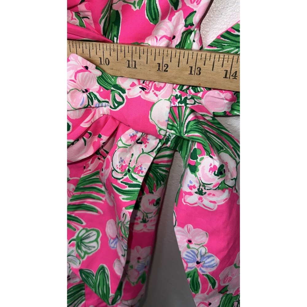 New‎ Lilly Pulitzer Stela Strapless Stretch Bow Dress Roxie Pink Worth A Look - Picture 6 of 9